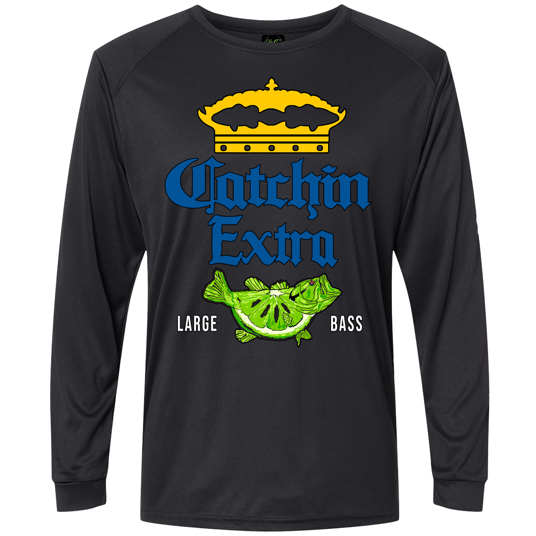 Catchin XL Bass Long Sleeve LoGo Shirts