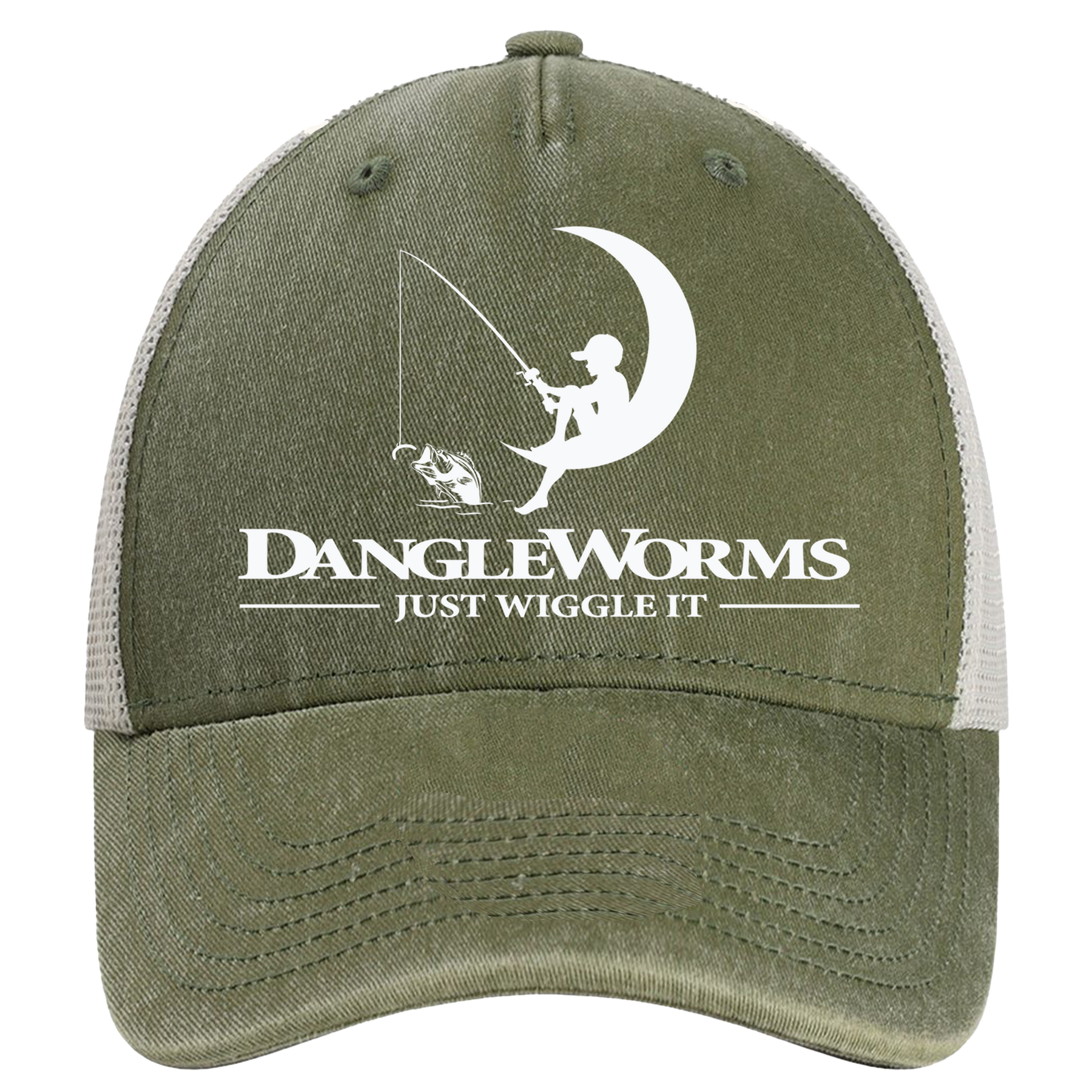 Dangle Worms LoGo Trucker Hats