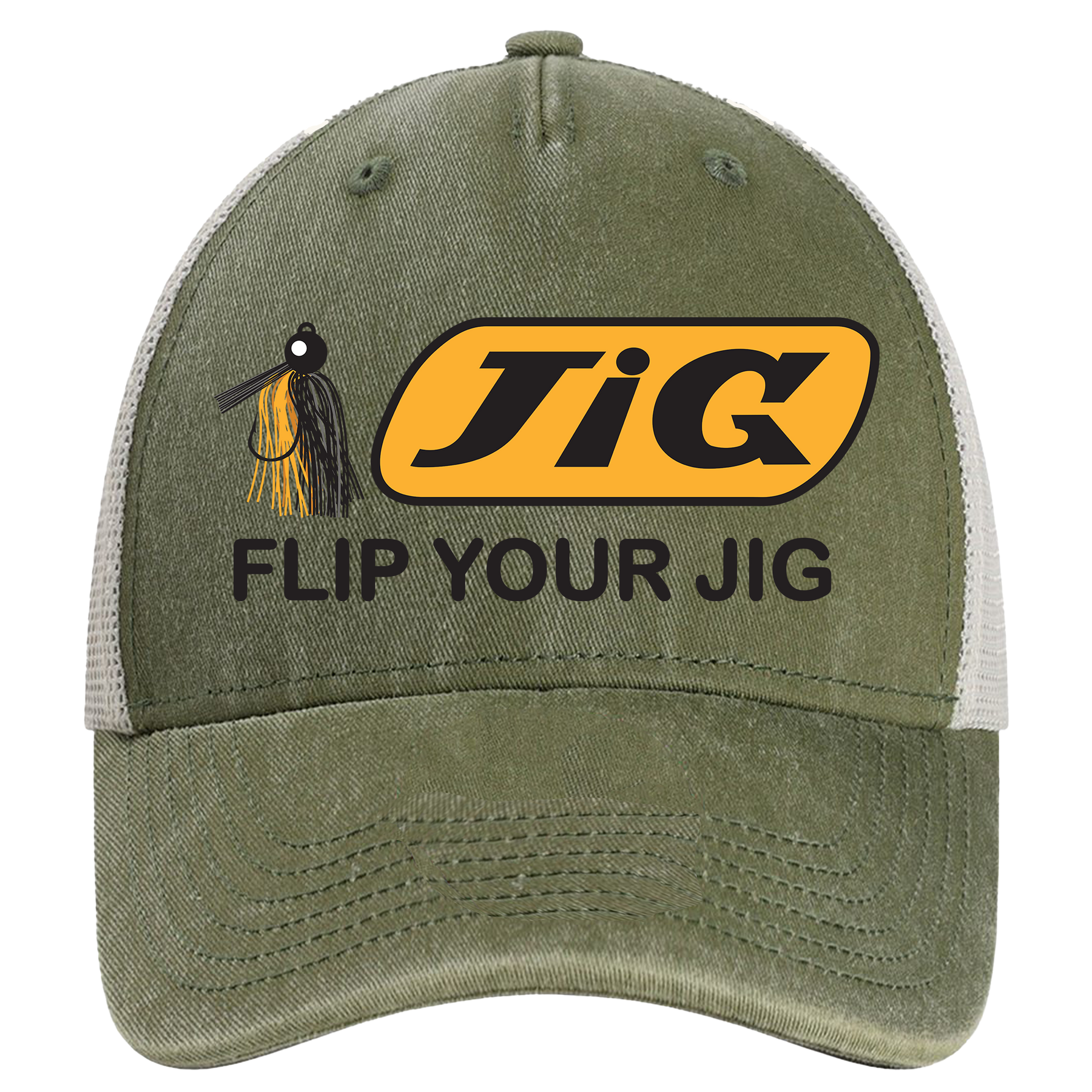 Flip Your Jig LoGo Trucker Hats