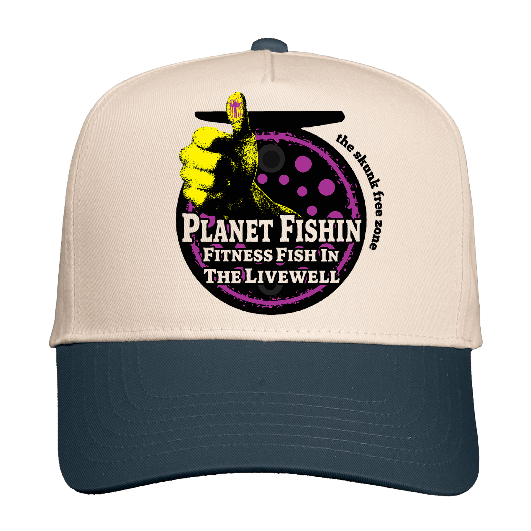 Planet Fishin LoGo Dad Caps