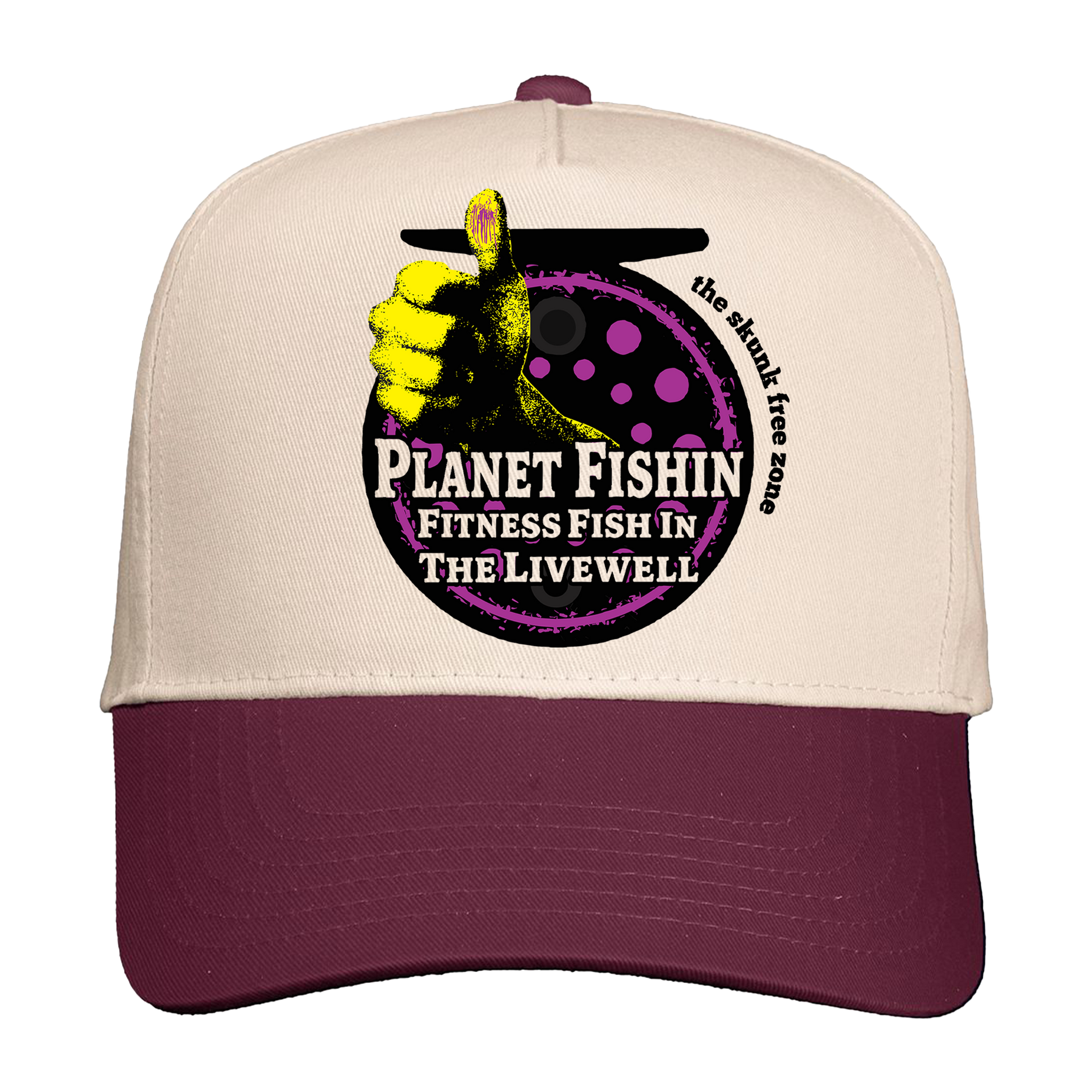 Planet Fishin LoGo Dad Caps