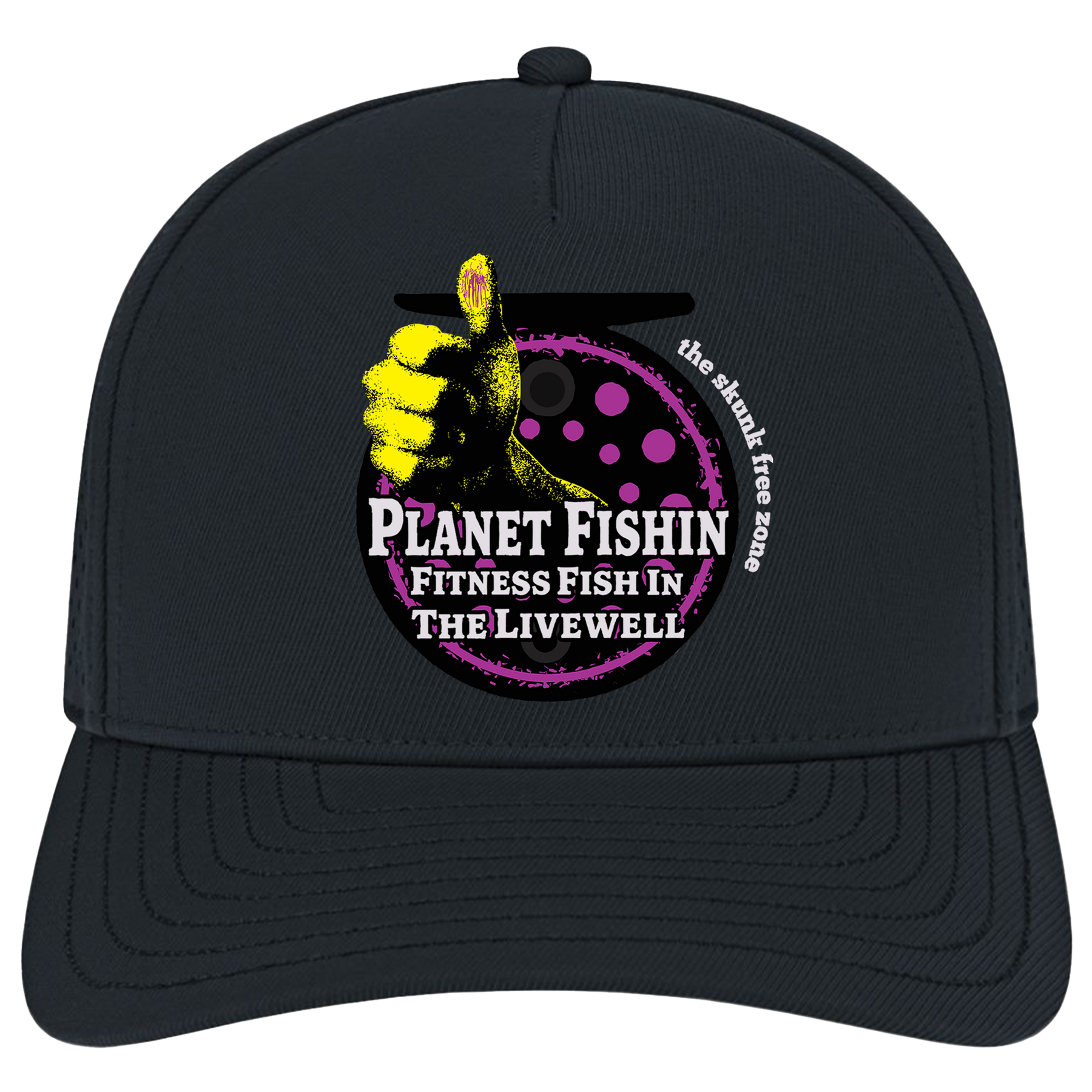 Planet Fishin LoGo Dad Caps