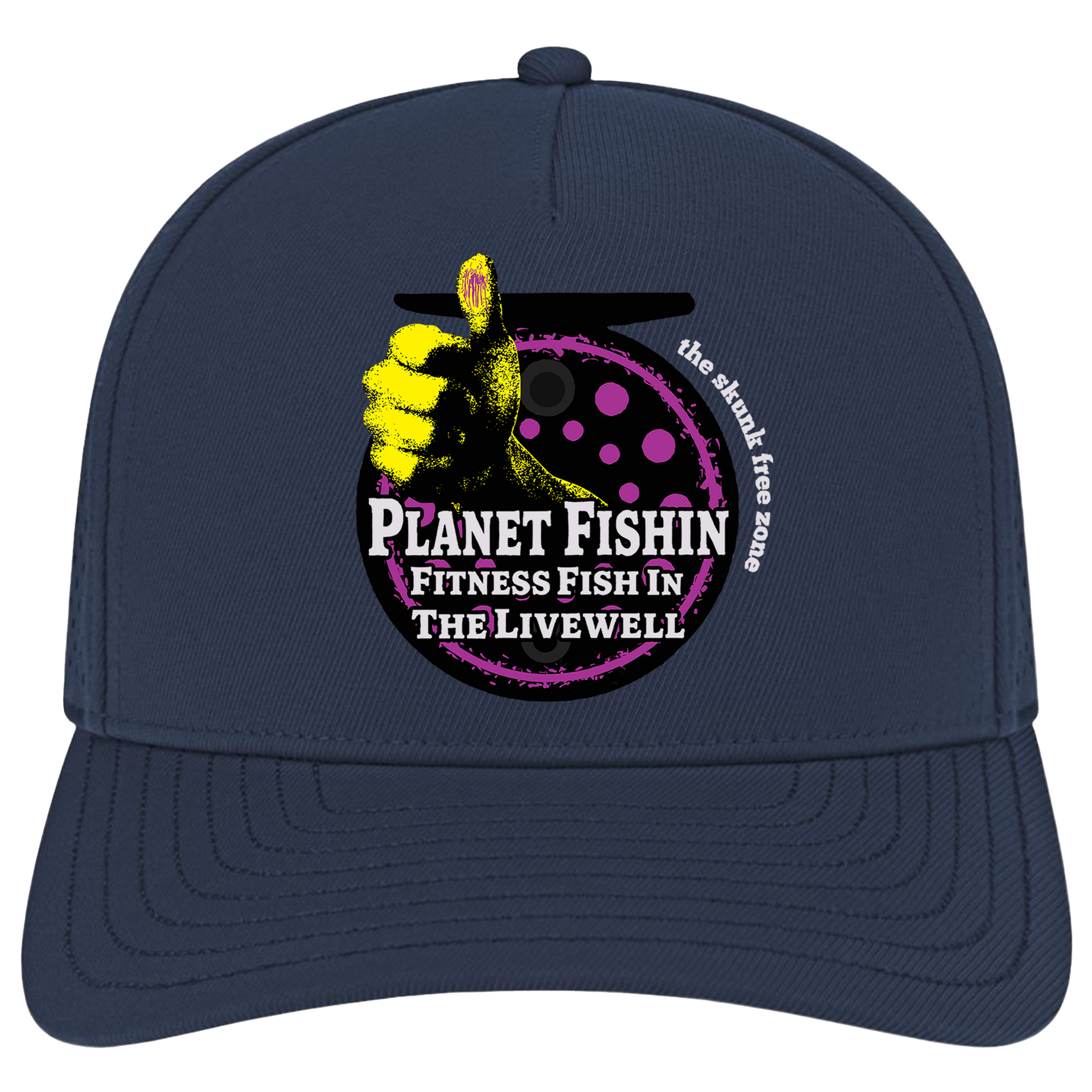 Planet Fishin LoGo Dad Caps