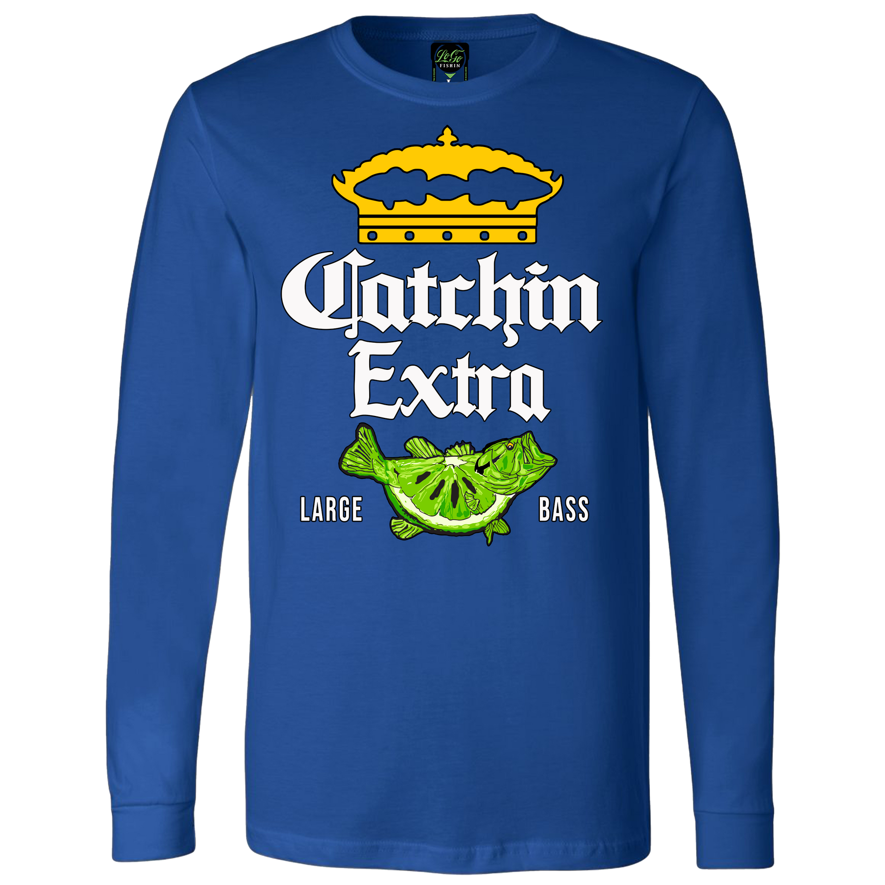 Catchin XL Bass Long Sleeve LoGo Shirts