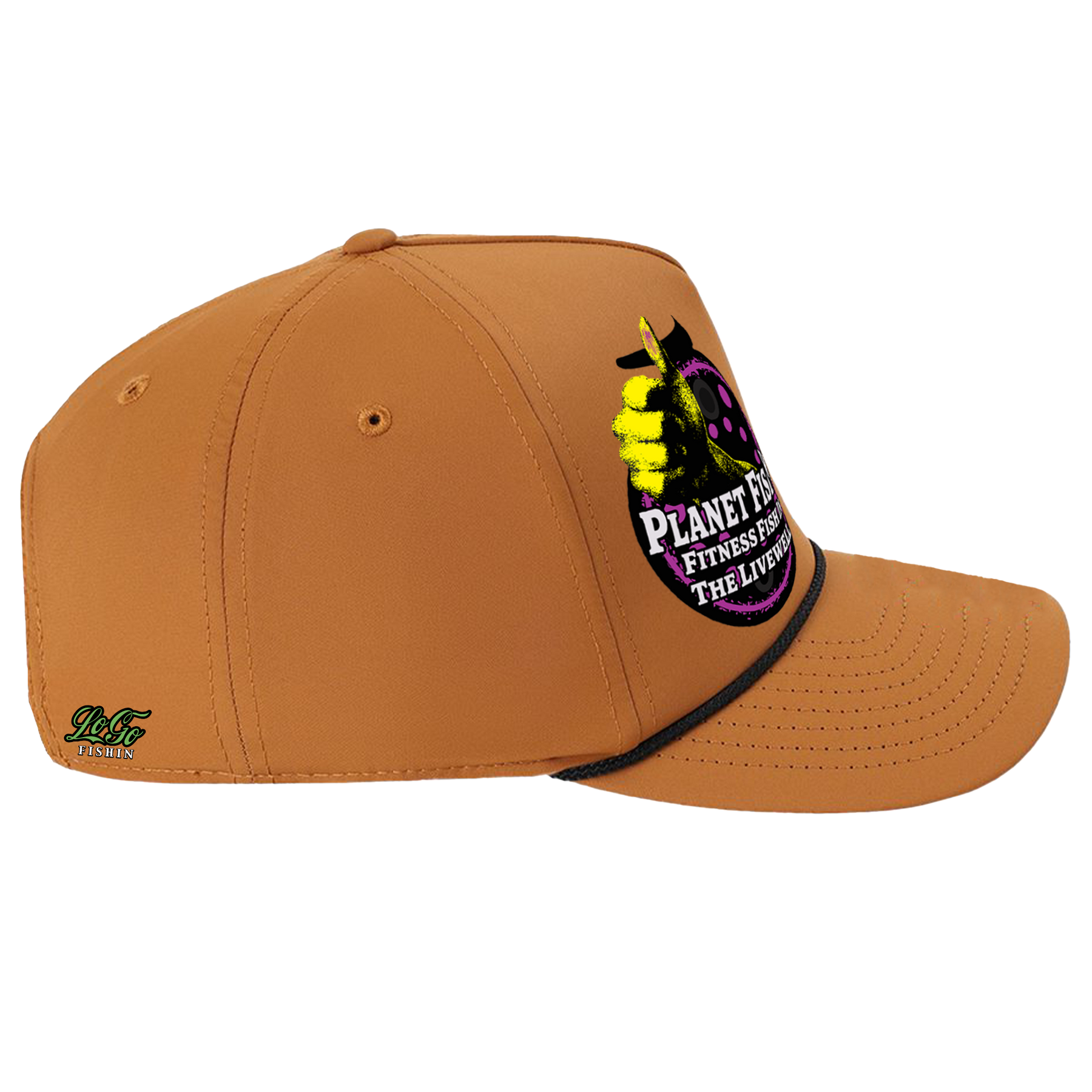 Planet Fishin LoGo Dad Caps