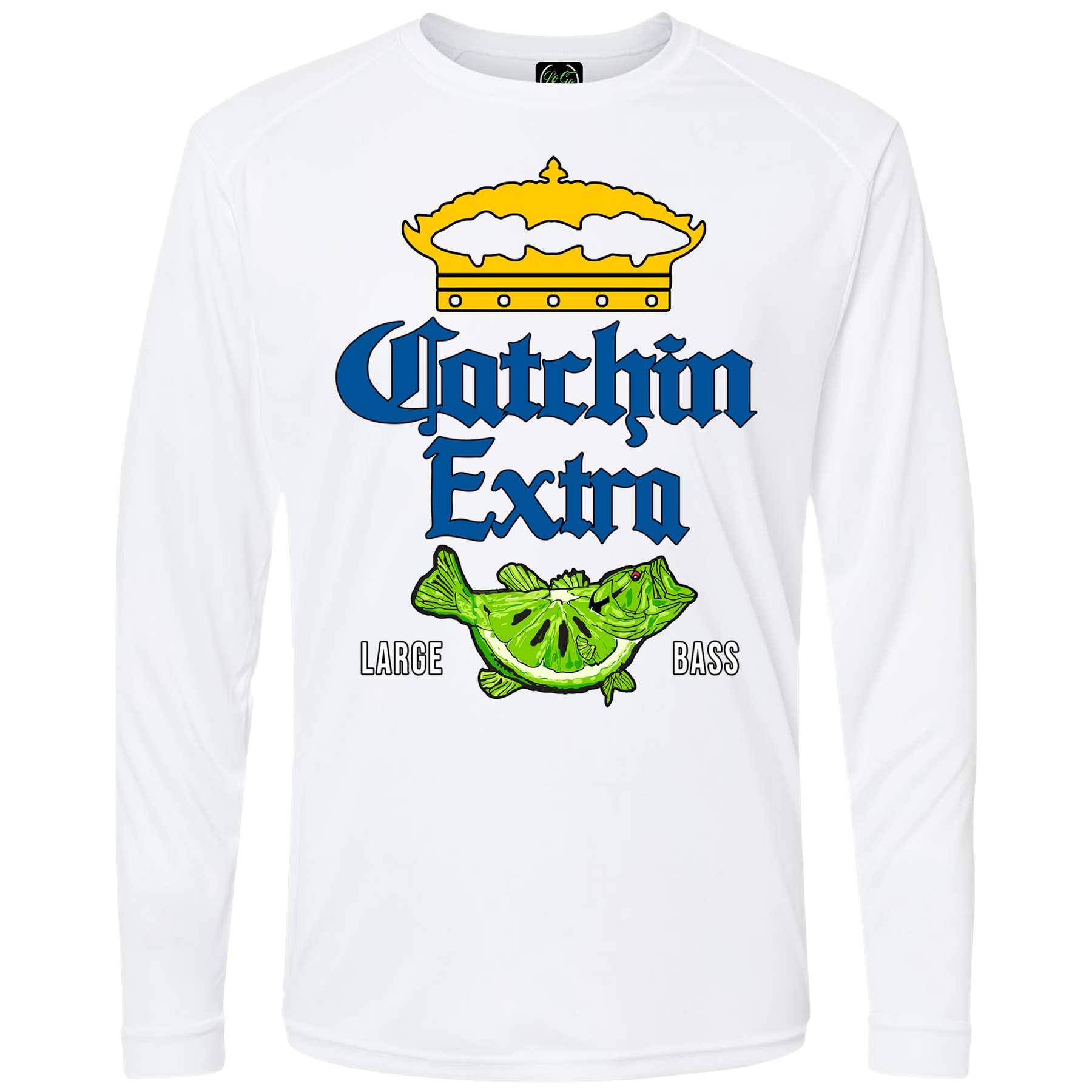 Catchin XL Bass Long Sleeve LoGo Shirts