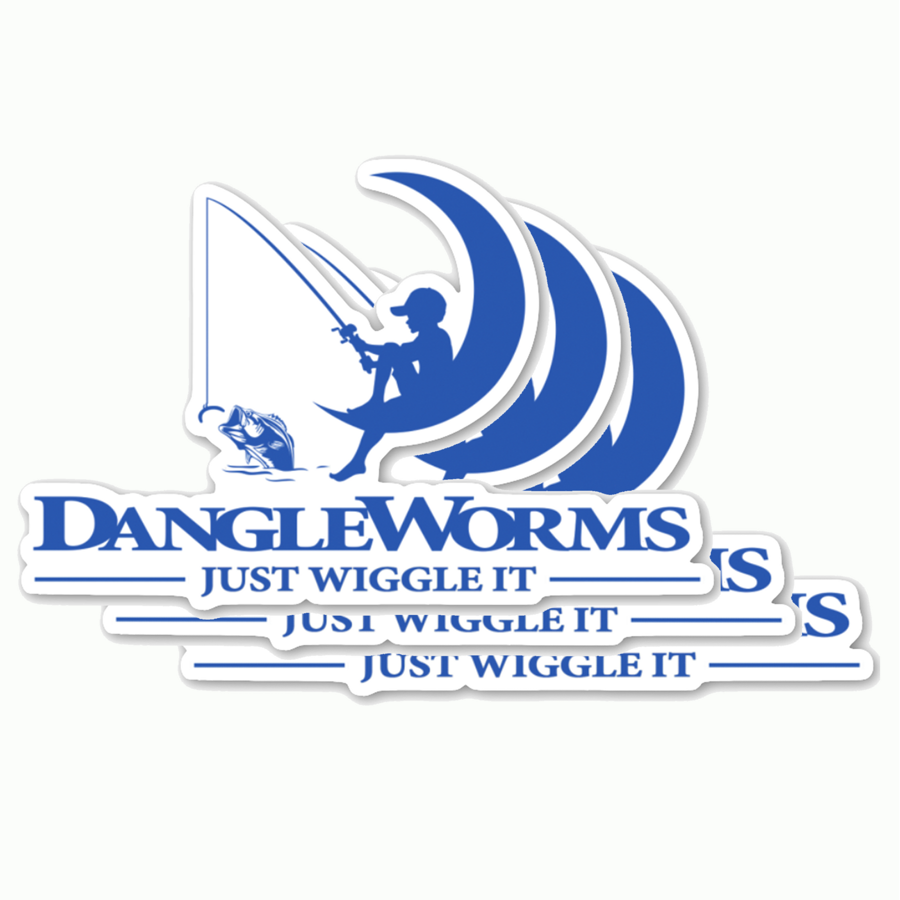 Dangle Worms Decal